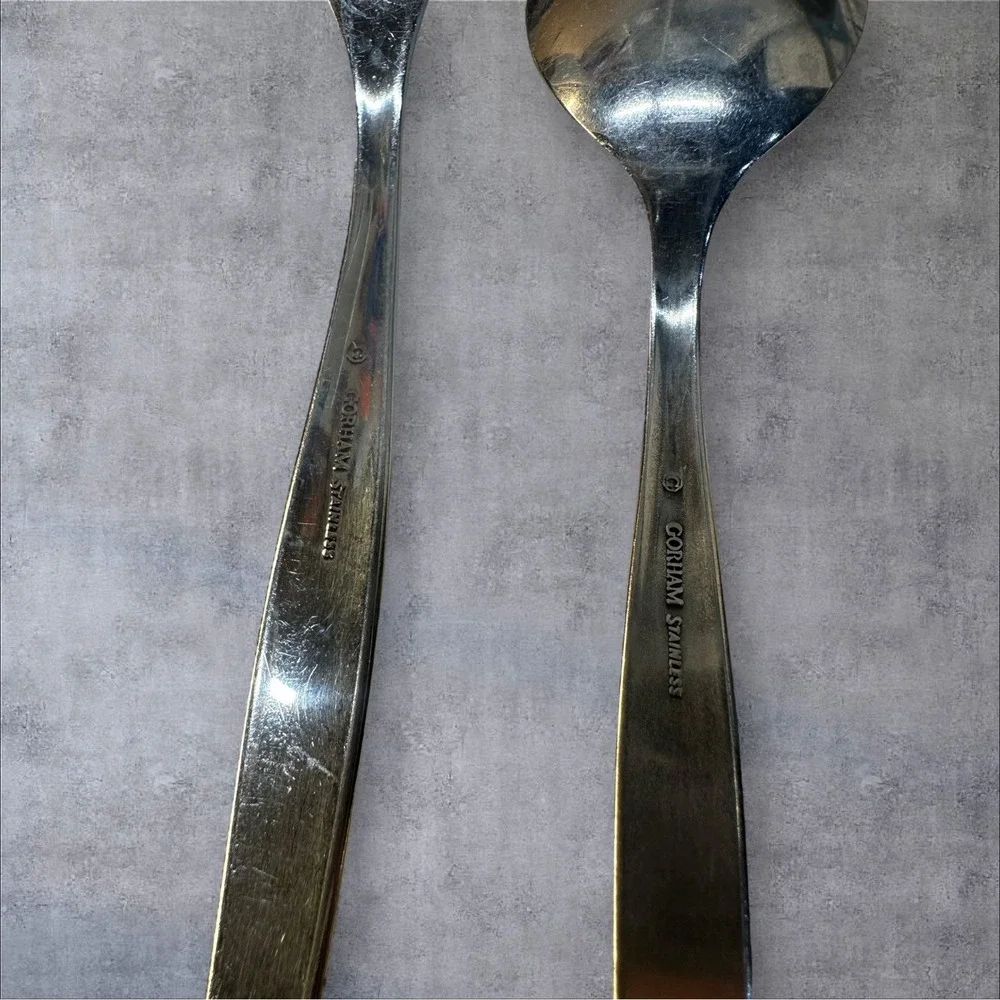Lot of 7-Gorham SPANISH SCROLL Silver Stainless Replacement‎ Spoons/Forks